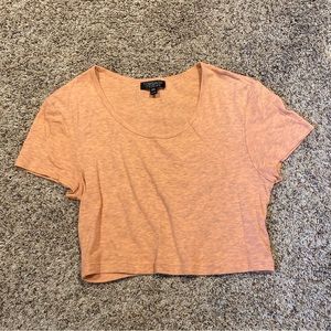 Peach Crop Top